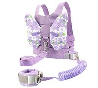 Beatifufu Harnais De Sécurité Bébé Laisse De Poignet Anti-perte, Ensemble Violet, Spirale Rotative 360°, Harnais Pour Tout-petit, Pour Garçons Et Filles, Protection Garçon Et Filles En Lieux Publics