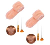Beatifufu Kit D'applicateurs pour Masque Visage 8 Pièces en Silicone, Outils Multifonctions pour Soins du Visage Professionnels et Personnels, Fournitures Esthétiques pour Préparation