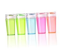 Beatifufu Kit De Tampons à Ongles Fluorescents 10 Pcs En Silicone Outil à Ongles Pour Pointes Françaises Taille Standard Manucure Maison Et Salon De Nail Art