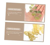 Beatifufu Kit Matériel Cyanotype pour DIY Pochoirs Plastique et Plumes Durables Accessoires pour Papier Impression Solaire Complet pour Arts et