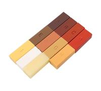 Beatifufu Kit Réparation Cire Parquet et Meubles Bois Bloc de Cire Paraffine pour Rayures Sols Meubles et Stratifiés Mélange de Teintes Personnalisable Comble Imperfections