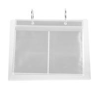 Beatifufu Livre de Rangement pour Stickers Nail Art Album Photo 68 Emplacements 4 Pouces Support Acrylique Robuste Transparent Organiseur Pratique pour Manucure et Collection