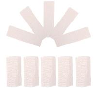 Beatifufu Lot de 20 Feuilles de Masque en Plâtre 3d en Tissu Blanc V-shaped, Lisse et Confortable, Pratique pour Soins du Visage DIY et Spa
