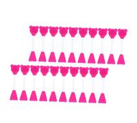 Beatifufu Lot De 20 Pinceaux De Soin Pour Le Visage Applicateurs De Masque Brosses Nettoyantes En Silicone À Double Extrémité Brosses Pour Pores Outils Pour