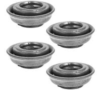 Beatifufu Lot de 4 Roulements Blancs pour Fourche et Support de Roue de Fauteuil Roulant, Essieux de Direction Résistants, Compatibles Fauteuils Roulants pour Maniabilité Fluide