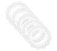 Beatifufu Lot de 5 Anneaux en Silicone Souple Antidérapants pour Mamelons, Protection Résistante la Transpiration Estivale, Grosse Taille, Accessoires Allaitement Maternel Confortables