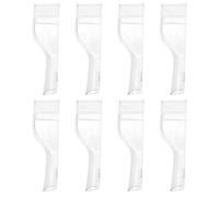 Beatifufu Lot de 8 Capuchons de Tête de Brosse à Dents Réutilisables en Plastique Léger, Protecteurs Anti-poussière pour Brosses à Dents Électriques et Manuelles, Étuis Portables pour