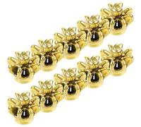 Beatifufu Mini Breloques Couronnes Décoratives Dorées 10 Pièces Pvc 1,7x1,8 Cm pour Fabrication de Bijoux DIY Artisanat Présents Créatifs Fêtes