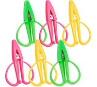 Beatifufu Mini Ciseaux de Couture 6 Pièces avec Étui, Acier Inoxydable et Poignées Ergonomiques, Portable pour Travaux de Broderie et Coupe Précise de Tissu