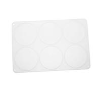Beatifufu Moule Silicone pour de Cire Rond Cavités Antidérapant et Pad de Création DIY pour Enveloppes Scrapbooking et Calligraphie