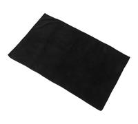 Beatifufu Nappe de Maquillage Noire 50x80 Cm en Polyester, Tapis de Protection Rectangulaire pour Table de Coiffeuse, Nappe Facile à Nettoyer et Légère, pour Salon de Beauté et Nail Art