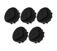 Beatifufu Noir Bouchon de Vidange en Plastique 5 Pièces 660l | Remplacement sans Outil, Entretien Simple, Limite les Fuites, pour Bac Roulant et Collecte Municipale