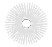 Beatifufu Nuancier Ongles Transparent 50 Pièces Support D'entraînement Pour Gravure Et Peinture Nail Art