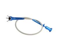 Beatifufu Outil de Ramassage Magnétique à 4 Griffes en Alliage Lumière Led, Flexible et Télescopique pour Réparation Automobile et Accès Facile aux Espaces Étroits