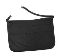 Beatifufu outils de coiffure pochette de cisailles sac de taille de cisaillement de cheveux tablier d'outils de coiffeur blouses de barbier tablier de couture nylon Noir