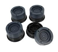 Beatifufu Patins Antidérapants pour Pieds de Lave-linge et Sèche-linge 4 Pcs, Surélevés de 4,5 Cm, Coussinets Anti-vibrations Résistants pour Appareils Électroménagers et Meubles,