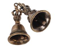 Beatifufu Pendentifs Clés Vintage Cloches Métal 2 Pièces, Créateurs et Artisans, Couleur Bronze, Style Rétro, Porte-clés Suspendus, Décoration Artisanale, Loisirs Créatifs, Présent Fête