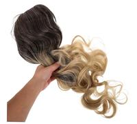 Beatifufu Perruque Ondulée Longue Pour Femme Frange Élégante Cheveux Synthétiques Coiffable à Chaud Accessoire Pour Cosplay Et Événements Spéciaux