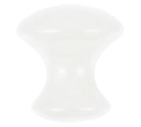 Beatifufu Pierre de Massage Gua Sha Naturelle Quartz Blanc Forme de Champignon Outil Palper pour Visage et Corps Massage Relaxant et Surface Ultra