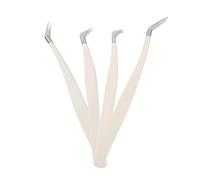 Beatifufu Pince à Épiler pour Extensions de Cils Acier Inoxydable Applicateur de Faux Cils Professionnel Outil pour Débutants et Experts Confortable et Durable