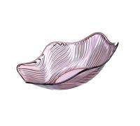 Beatifufu Plateau à Fruits Plastique Grand Modèle Assiette Snack Créative Forme de Fleur Ondulée Bol Multi Usage pour Apéritifs et Bonbons à