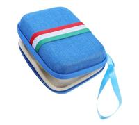 Beatifufu Pochette Lecteur Glycémie Portable Bleue Étui De Rangement Compact Pour Appareils Protection Antichoc Pour Trousse Diabète Organisateur Pratique Pour Tests De Glycémie