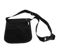 Beatifufu Pochette Médicale Polyvalente avec Bandoulière Ceinture et Fermeture Éclair pour Infirmières et Assistants Banane Portable Noir