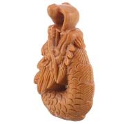 Beatifufu Porte-clés Pendentif Dragon En Bois De Santal Gravé, Ornement Suspendu Unisexe, Brun Naturel, Décoration Artisanale Vintage, Accessoire Léger Pour Paquet Et Clé, Présent