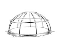 Beatifufu Protection Détecteur Incendie Métal Robuste Support Anti-poussière et Anti-Chocs Installation Facile pour Résidentiel et Commercial