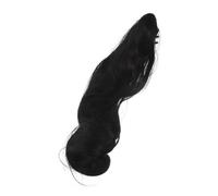Beatifufu Queue de Cheval Volumineuse Naturelle Noire Extension Clip-in Ondulée Bou de Cheveux pour Femmes Extension Rapide et Épaisse