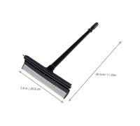 Beatifufu Raclette Double Face pour Vitres avec Manche Ergonomique Outil Multifonction pour Nettoyage Fenêtres Pare-Brise et Surfaces Verre Facile et Rapide à Utiliser
