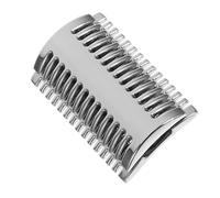 Beatifufu Rasoir Manuel de Zinc Robuste Peigne Ouvert Double Durable et Compatible avec Poignées de Rasoir de pour Homme