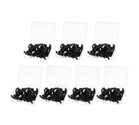 Beatifufu Recharge Coussinets Caoutchouc Noir pour Recourbe-cils, Lot 210 Pièces, Accessoires Cosmétiques Compatibles Recourbe-cils Standards, Patchs de Remplacement Doux et Élastiques