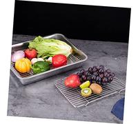 Beatifufu Refroidissement Acier Inoxydable pour Barbecue et Cuisson Support de Rôtissage Extérieur Multifonction pour Pâtisserie et Légumes