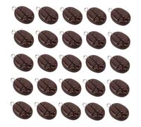 Beatifufu Resin Bean Charms For DIY Crafts Lightweight Miniature Food Pendants With Hanging Hole Resin Beads For Keychain Necklace Earrings Jewelry Making