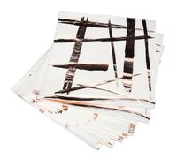 Beatifufu Serviettes Décoratives Papier Rose Doré 16 Feuilles pour Fêtes et Assemblées Générales Absorbantes et Adaptées la Peau