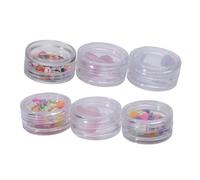 Beatifufu Set Décorations Manucure Pâte Polymère Cœur Étoile Tranches Céramiques Couleur Bonbon Accessoires DIY Nail Art Légers et Portables