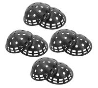 Beatifufu Soucoupe pour Pot de Fleurs Noire Lot de 10 Coussinets drainants en Plastique Taille Moyenne pour Jardinage prévention pourris Racines et Sol