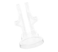 Beatifufu Support de Présentation Transparent Acrylique pour Soucoupes et Tasses Porte-boisson Compact pour Cuisine Salle à Manger et Vitrine Support Stable pour Assiettes et Tasses