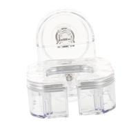 Beatifufu Support Mural pour Sèche Cheveux avec Ventouse Étagère Rotative Amovible Transparent Rangement Pratique pour Salle de Bain et Organisation des Outils de Beauté