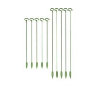 Beatifufu Support Portable pour Plantes 10Pcs Fibre de Verre Vert Support Fixe pour la Croissance des Plantes pour Petites Plantes Jardinage intérieur et Jardinage