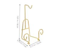 Beatifufu Support Tasse Café Fil Métallique Doré Élégant Porte Mugs Empilable avec Drainage pour Cuisine Rangement Multifonction pour Maison et Bureau