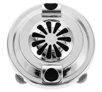 Beatifufu Tête de Jet de Pédicure Magnétique sans Tuyau pour Fauteuil Spa | Remplacement pour Baignoire et Bac de Pédicure, avec Propulseur et Cap, Acier Inoxydable Blanc