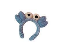 Beatifufu -tête Peluche De Crabe Géant Bleu Pour Lavage De Visage Accessoire De Fête Amusant Et Décoratif Pour Toutes Les Occasions