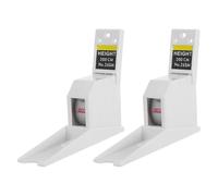 Beatifufu Toise Murale Rétractable 2 Mètres Blanche, Stadiomètre Portable Mural, Traqueur de Mesure de Taille pour Garçon et Filles, avec Indicateurs Haute Visibilité, Suivi Croissance Bébé