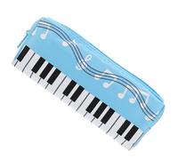 Beatifufu Trousse à Crayons Clavier de Piano à Compartiments Multiples pour Adultes, Pochette Portable Pratique Adaptée aux Étudiants et Artistes