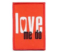 Beatles - Patch Love me do (in 8,5 cm x 6 cm)