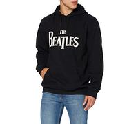 Beatles - the - Felpa # L Unisex Black # Drop T Logo