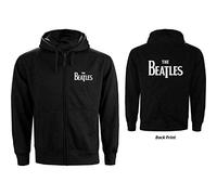 Beatles - the - Felpa # L Unisex Black # Drop T Logo [Import]