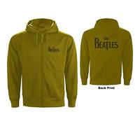 Beatles the - Felpa # L Unisex Green # Drop T Logo